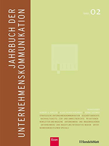 Stock image for Jahrbuch der Unternehmenskommunikation 2008: Band 02 for sale by Antiquariat Buchhandel Daniel Viertel