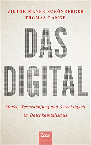 Imagen de archivo de Das Digital: Markt, Wertschpfung und Gerechtigkeit im Datenkapitalismus a la venta por medimops