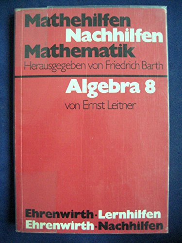 Beispielbild fr Mathe- Training. Algebra 8. bungen und Lsungen zum Verkauf von medimops