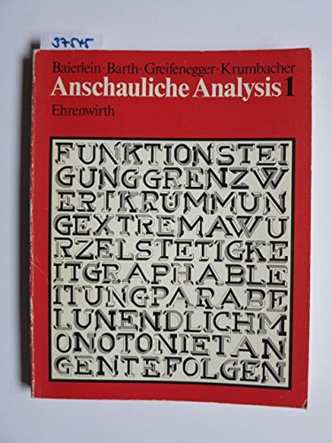 Stock image for Anschauliche Analysis I for sale by medimops