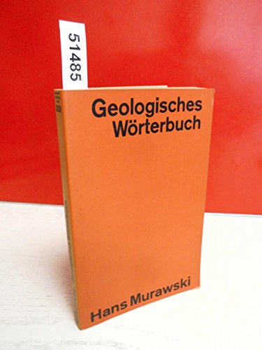 Imagen de archivo de Hans Murawski: Geologisches Wrterbuch a la venta por Versandantiquariat Felix Mcke