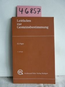 Beispielbild fr Leitfaden Zur Gesteinsbestimmung zum Verkauf von Willis Monie-Books, ABAA