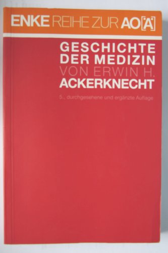 Beispielbild fr Geschichte der Medizin zum Verkauf von medimops