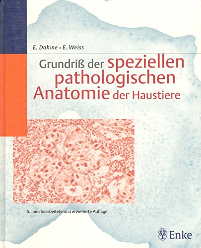 9783432809052: Grundri der speziellen pathologischen Anatomie der Haustiere