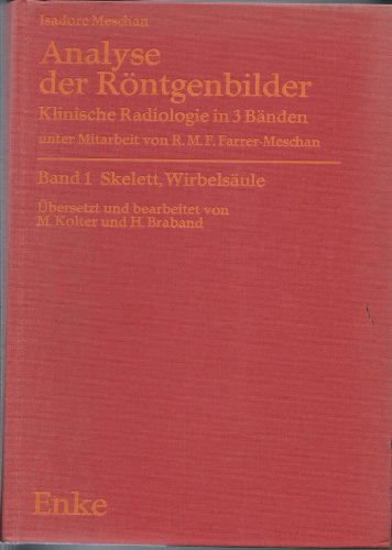 9783432890814: Analyse der RntgenbilderBand 1