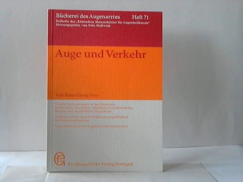 Imagen de archivo de Auge und Verkehr a la venta por Martin Preu / Akademische Buchhandlung Woetzel