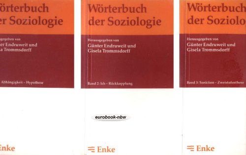 Wörterbuch der Soziologie. 3 Bände (3-volume set in slipcase) - Endruweit, Günter/Trommsdorff, Gisela