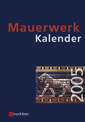 9783433017234: Mauerwerk-Kalender 2005