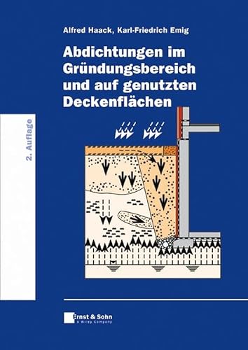 Beispielbild fr Abdichtungen im Grndungsbereich und auf genutzten Deckenflchen [Gebundene Ausgabe] Alfred Haack Karl-Friedrich Emig Bauwerksabdichtung Grundbau BauTechnisch Bautechnik Umwelttechnik Wasser am Eindringen in Bauwerke zu hindern ist eine Aufgabe, mit der sich sowohl planende Architekten und Ingenieure als auch die ausfhrenden Firmen befassen mssen. Von besonderer Bedeutung bei dieser Problematik ist der erdbedeckte Bereich eines Bauwerks. ber vielfltige Wege kann das Wasser, wenn man keine Vorsorge trifft, in ein Bauwerk eindringen. Das vorliegende Werk zeigt in seiner vollstndig berarbeiteten und vielfltig ergnzten Neuauflage Mglichkeiten und Methoden zur Abdichtung erdbedeckter Flchen sowie genutzter Decken (Parkdecks, Hofkellerdecken, Balkone, Terrassen). Es stellt die Erscheinungsformen des Wassers im Baugrund vor, erlutert die Drnung und beschreibt detailliert praxisgerechte Abdichtungssysteme auf Grundlage der neuen DIN 18195, T.1 -10. Ausfhrlich wird auf Fragen der S zum Verkauf von BUCHSERVICE / ANTIQUARIAT Lars Lutzer