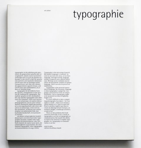 9783433020906: Typographie
