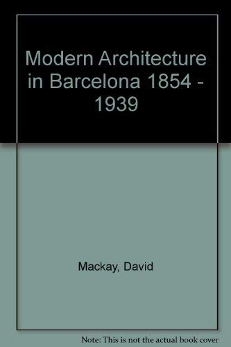 9783433021637: Modern Architecture in Barcelona 1854 - 1939