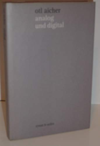 9783433021767: analog und digital: schriften zur philosophie des machens