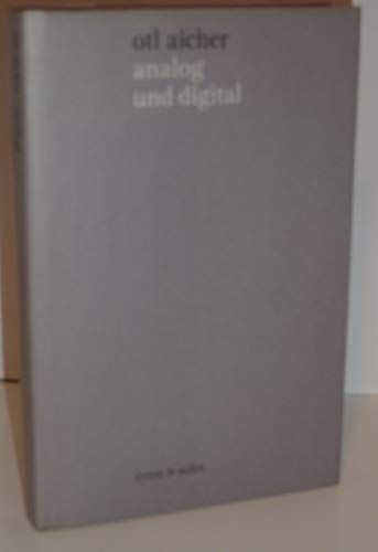 Stock image for analog und digital: schriften zur philosophie des machens for sale by Revaluation Books
