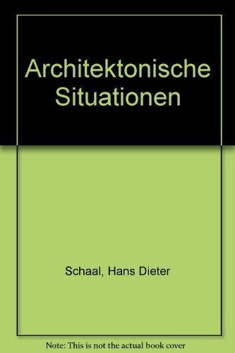 Stock image for Architektonische Situationen for sale by SecondSale