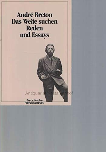 Beispielbild fr Das Weite suchen. Reden und Essays, zum Verkauf von modernes antiquariat f. wiss. literatur