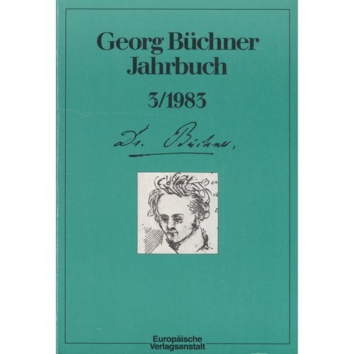 Stock image for Georg Bchner Jahrbuch: Ergebnisse und Perspektiven der Forschung. Referate (Teil II) for sale by Studibuch