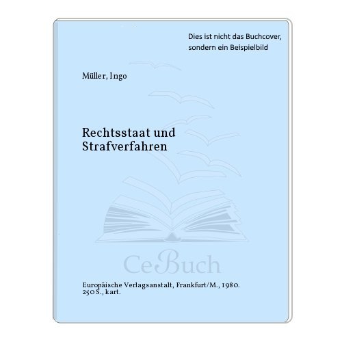 Stock image for Rechtsstaat und Strafverfahren for sale by medimops