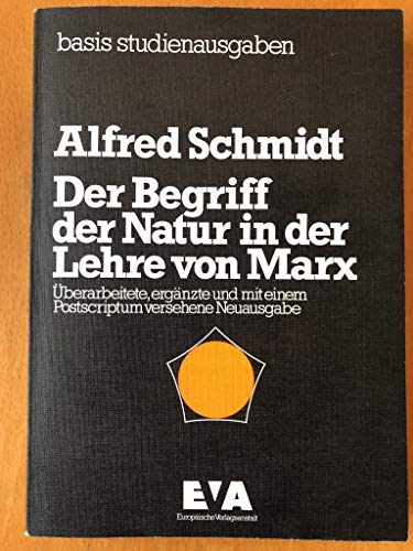 Beispielbild fr Der Begriff der Natur in der Lehre von Karl Marx zum Verkauf von medimops