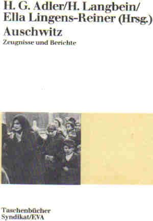 Beispielbild fr Auschwitz (5663 342). Zeugnisse und Berichte. zum Verkauf von medimops