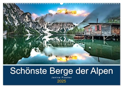 Stock image for Schnste Berge der Alpen (Wandkalender 2025 DIN A2 quer), CALVENDO Monatskalender : Tauche ein in unsere atemberaubende Bergwelt for sale by AHA-BUCH GmbH