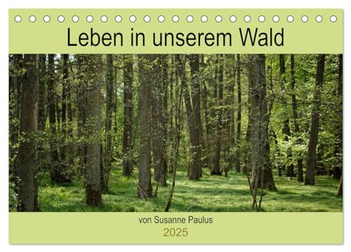 Imagen de archivo de Leben in unserem Wald (Tischkalender 2025 DIN A5 quer), CALVENDO Monatskalender : Unser Wald, seine Plfanzen und Tiere im Lauf der Jahreszeiten a la venta por AHA-BUCH GmbH