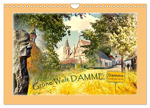 Stock image for Grne Welt DAMME (Wandkalender 2025 DIN A4 quer), CALVENDO Monatskalender : Die Natur frohlockt! Die magische Stadt inmitten und mit Natur. for sale by AHA-BUCH GmbH