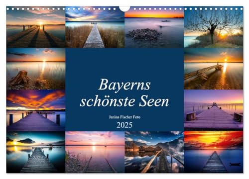 Stock image for Schne Seen in Bayern (Wandkalender 2025 DIN A3 quer), CALVENDO Monatskalender : Bayerns schnste Seen for sale by AHA-BUCH GmbH