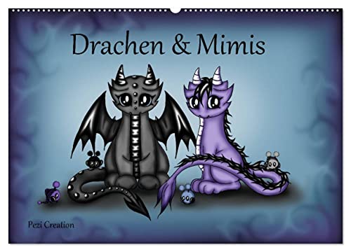 Beispielbild fr Drachen & Mimis (Wandkalender 2025 DIN A2 quer), CALVENDO Monatskalender : Herzige Wesen aus dem Fantasiereich zum Verkauf von AHA-BUCH GmbH