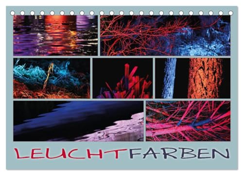 Beispielbild fr Leuchtfarben (Tischkalender 2025 DIN A5 quer), CALVENDO Monatskalender : Fotokunst zur Schnheit von farbigem Licht in der Natur zum Verkauf von AHA-BUCH GmbH