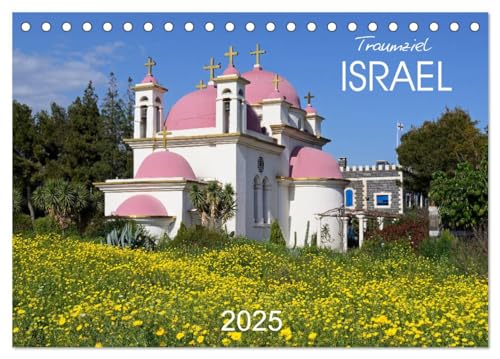 Beispielbild fr Traumziel Israel (Tischkalender 2025 DIN A5 quer), CALVENDO Monatskalender : Eine farbenfrohe Bilder-Reise durch das Heilige Land zum Verkauf von AHA-BUCH GmbH