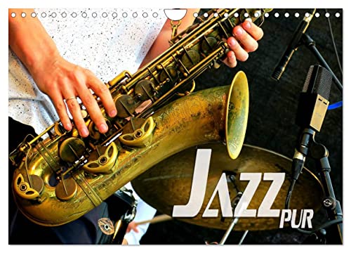 Imagen de archivo de Jazz pur (Wandkalender 2025 DIN A4 quer), CALVENDO Monatskalender : Atmosphrische Entdeckungsreise durch die Welt der Jazzmusik a la venta por AHA-BUCH GmbH