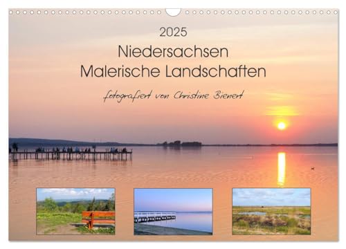 Beispielbild fr Niedersachsen - Malerische Landschaften (Wandkalender 2025 DIN A3 quer), CALVENDO Monatskalender : Malerische Landschaften zum Trumen zum Verkauf von AHA-BUCH GmbH