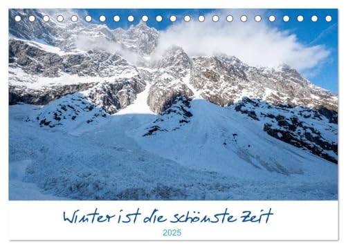 Stock image for Winter ist die schnste Zeit (Tischkalender 2025 DIN A5 quer), CALVENDO Monatskalender : Die Alpen in ihrer schnsten Winterpracht for sale by AHA-BUCH GmbH
