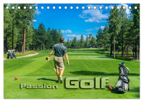 9783435344031: Passion Golf (Tischkalender 2025 DIN A5 quer), CALVENDO Monatskalender: Stimmungsvolle Impressionen aus der Welt des Golfsports