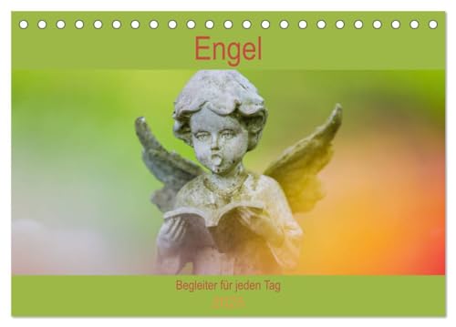 Imagen de archivo de Engel - Begleiter fr jeden Tag (Tischkalender 2025 DIN A5 quer), CALVENDO Monatskalender : Farbenfrohe Engel der Liebe a la venta por AHA-BUCH GmbH