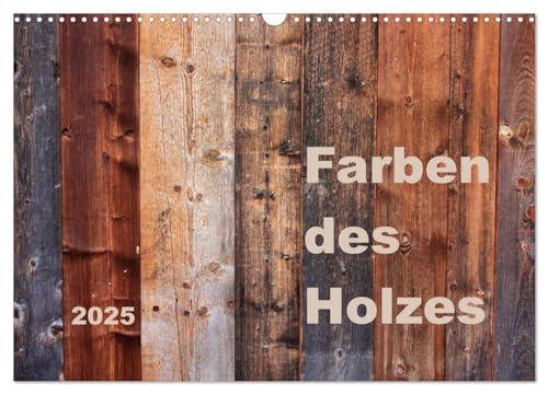 Beispielbild fr Farben des Holzes (Wandkalender 2025 DIN A3 quer), CALVENDO Monatskalender : Fotokunst zur Schnheit von Holz zum Verkauf von AHA-BUCH GmbH