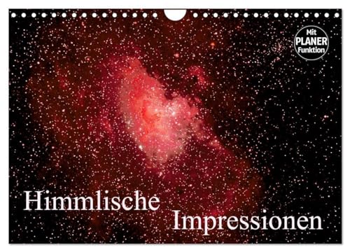 Stock image for Himmlische Impressionen (Wandkalender 2025 DIN A4 quer), CALVENDO Monatskalender : Fotografien von Mond, Sternen, Galaxien und Nebeln for sale by AHA-BUCH GmbH