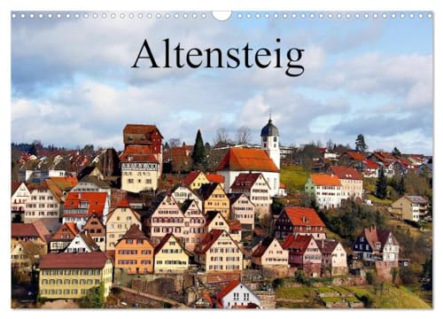 Imagen de archivo de Altensteig (Wandkalender 2025 DIN A3 quer), CALVENDO Monatskalender : Die vertrumte Stadt am Nordschwarzwaldkamm a la venta por AHA-BUCH GmbH
