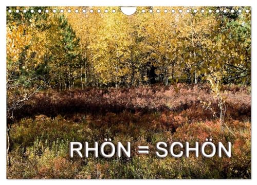 Stock image for RHN = SCHN (Wandkalender 2025 DIN A4 quer), CALVENDO Monatskalender : Landschaftsbilder aus der Rhn for sale by AHA-BUCH GmbH