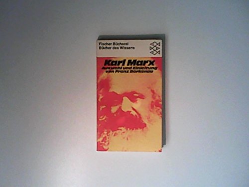 Stock image for Karl Marx. Karl Marx. Ausw. u. Einl. von Franz Borkenau / Fischer-Bcherei ; 6130 : Bcher des Wissens for sale by Versandantiquariat Schfer