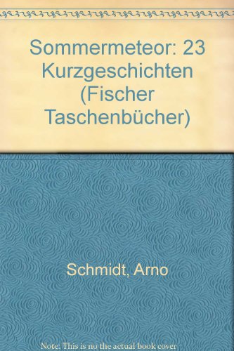 9783436010324: Sommermeteor: 23 Kurzgeschichten (Fischer Taschenbcher)