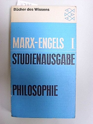Beispielbild fr Karl Marx. Friedrich Engels. Band 1 : Philosophie, zum Verkauf von medimops