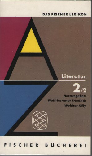 Beispielbild fr Das Fischer Lexikon: Literatur II/2. zum Verkauf von Versandantiquariat Felix Mcke