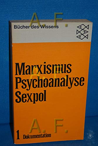 Imagen de archivo de Marxismus Psychoanalyse Sexpol: Band 1 a la venta por gearbooks