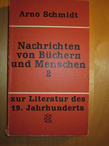 Nachrichten von Büchern und Menschen. Band I + II,