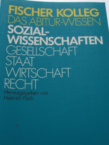 Beispielbild fr Sozialwissenschaften. Gesellschaft-Staat-Wirtschaft-Recht zum Verkauf von Bernhard Kiewel Rare Books