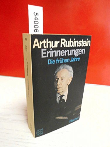 Imagen de archivo de ERINNERUNGEN Die fruehen Jahre a la venta por German Book Center N.A. Inc.