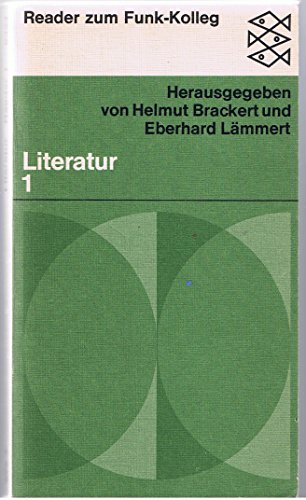 Stock image for Literatur (Reader zum Funk-Kolleg, Band 1) for sale by Versandantiquariat Felix Mcke