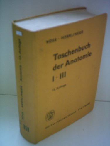 9783437000782: Hermann Voss: Taschenbuch der Anatomie