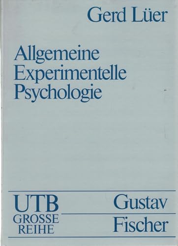 9783437004773: Allgemeine Experimentelle Psychologie.